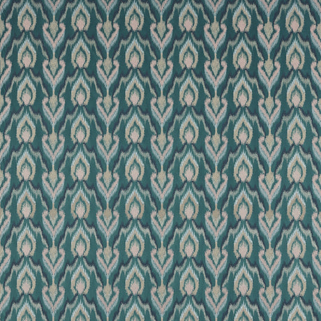 CLARKE AND CLARKE F1549/04.CAC.0 VELLUTO TEAL Fabric - Eade's Wallpaper