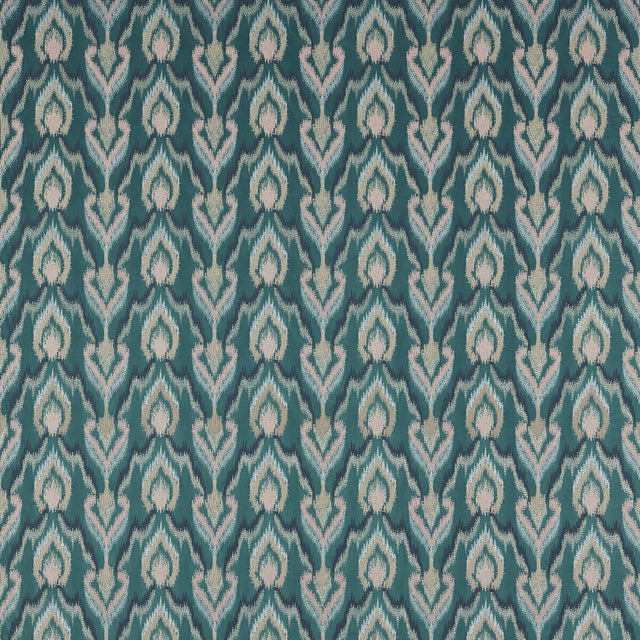 CLARKE AND CLARKE F1549/04.CAC.0 VELLUTO TEAL Fabric - Eade's Wallpaper