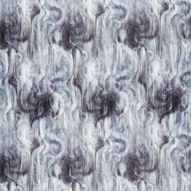 CLARKE AND CLARKE F1552/01.CAC.0 TESSUTO MIDNIGHT/SILVER Fabric - Eade's Wallpaper