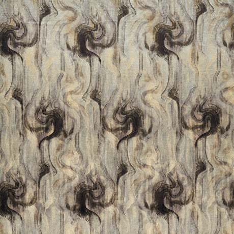CLARKE AND CLARKE F1552/03.CAC.0 TESSUTO NERO/SILVER Fabric - Eade's Wallpaper