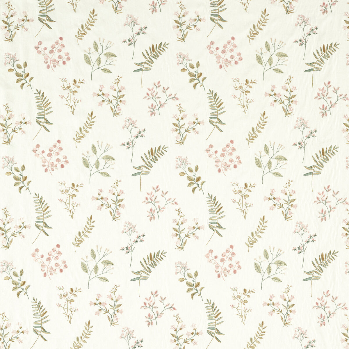 CLARKE AND CLARKE F1554/02.CAC.0 BRIGITTE BLUSH Fabric - Eade's Wallpaper