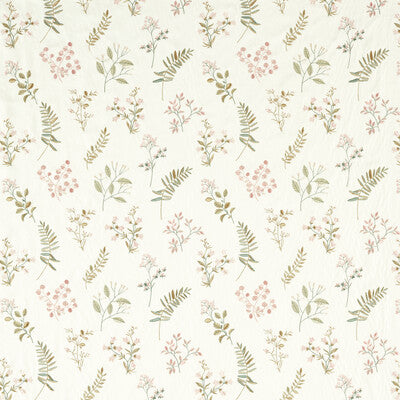 CLARKE AND CLARKE F1554/02.CAC.0 BRIGITTE BLUSH Fabric - Eade's Wallpaper