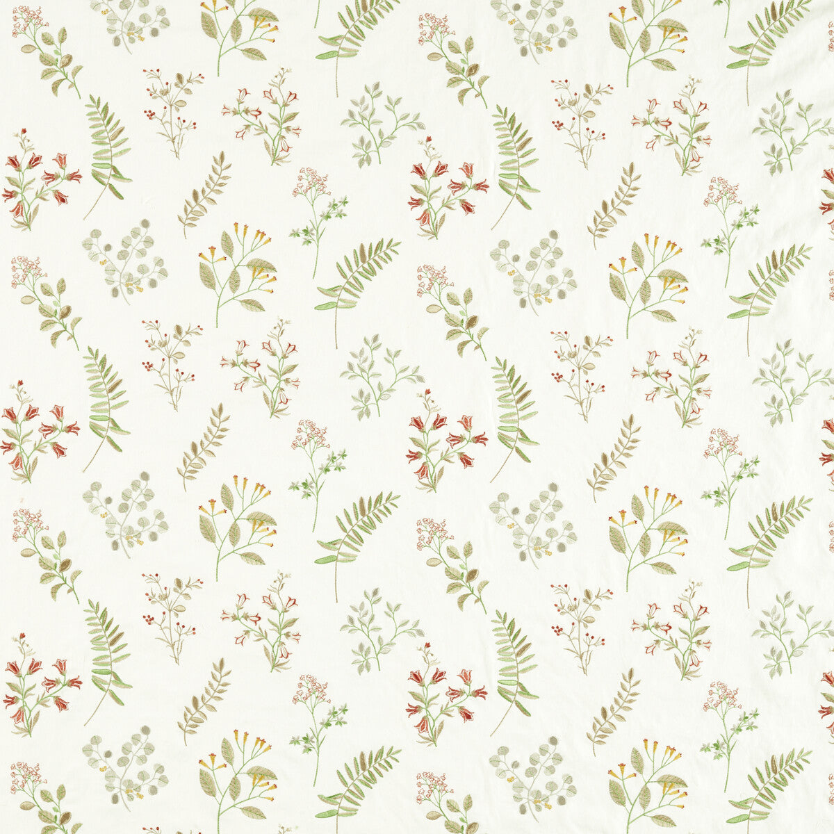 CLARKE AND CLARKE F1554/04.CAC.0 BRIGITTE SPICE Fabric - Eade's Wallpaper