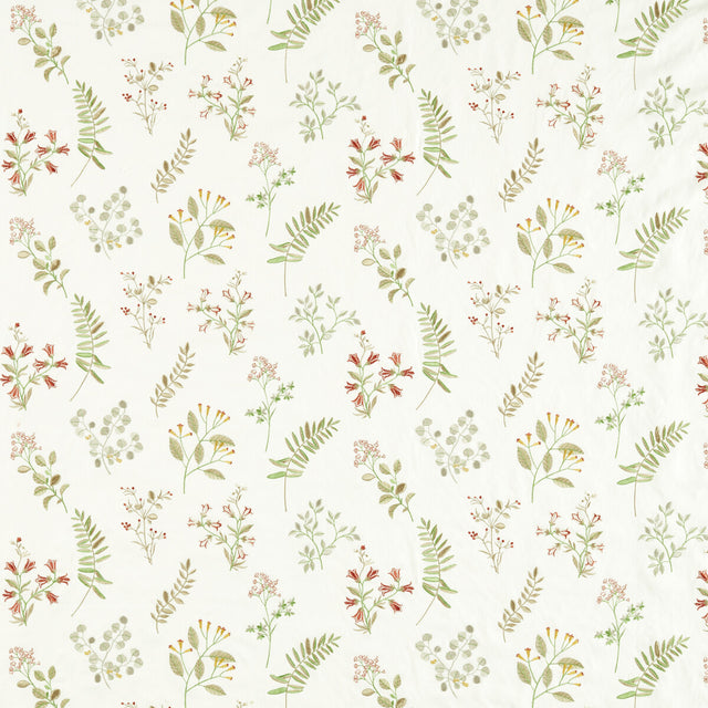 CLARKE AND CLARKE F1554/04.CAC.0 BRIGITTE SPICE Fabric - Eade's Wallpaper