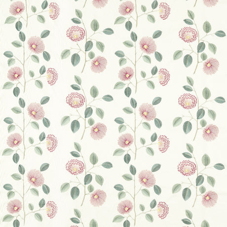 CLARKE AND CLARKE F1555/02.CAC.0 MONIQUE BLUSH/RASPBERRY Fabric - Eade's Wallpaper