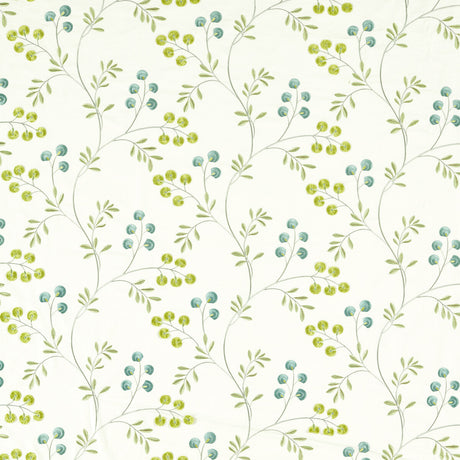 CLARKE AND CLARKE F1556/01.CAC.0 ROCHELLE APPLE/MINERAL Fabric - Eade's Wallpaper