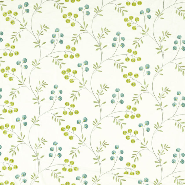 CLARKE AND CLARKE F1556/01.CAC.0 ROCHELLE APPLE/MINERAL Fabric - Eade's Wallpaper