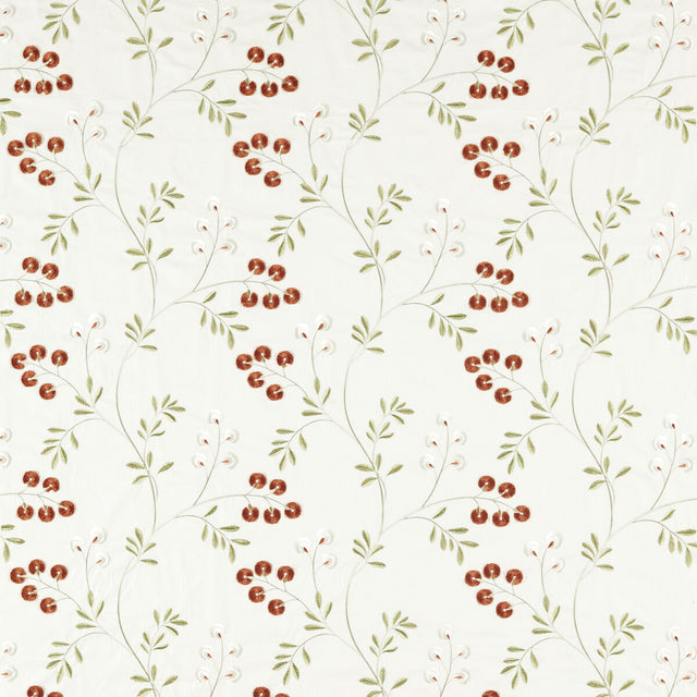 CLARKE AND CLARKE F1556/04.CAC.0 ROCHELLE SPICE Fabric - Eade's Wallpaper