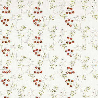 CLARKE AND CLARKE F1556/04.CAC.0 ROCHELLE SPICE Fabric - Eade's Wallpaper