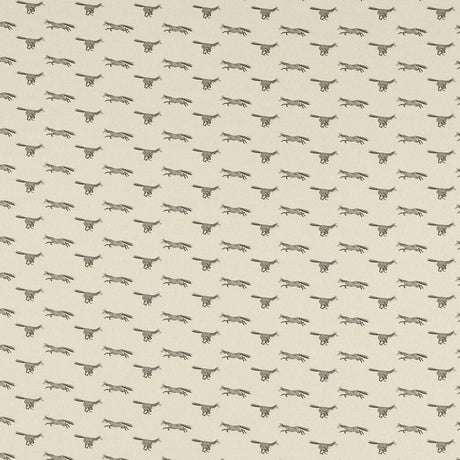 CLARKE AND CLARKE F1557/01.CAC.0 FOXBURY CHARCOAL Fabric - Eade's Wallpaper