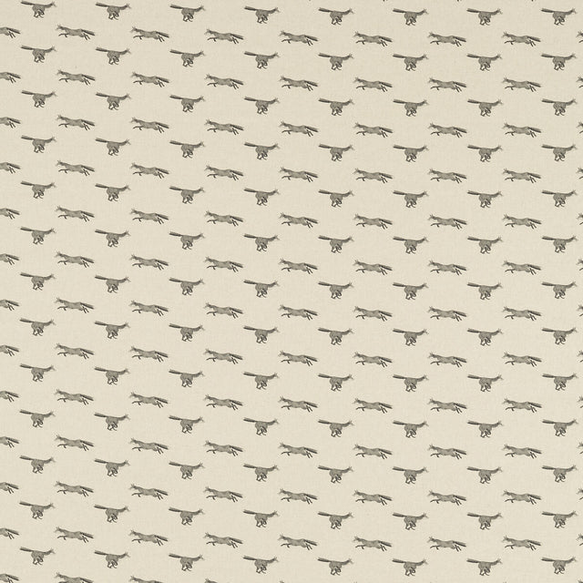 CLARKE AND CLARKE F1557/01.CAC.0 FOXBURY CHARCOAL Fabric - Eade's Wallpaper