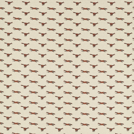 CLARKE AND CLARKE F1557/02.CAC.0 FOXBURY SPICE Fabric - Eade's Wallpaper