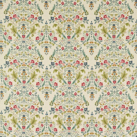 CLARKE AND CLARKE F1558/02.CAC.0 GAWTHORPE FOREST/LINEN Fabric - Eade's Wallpaper