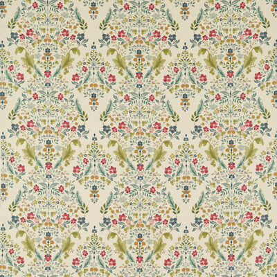 CLARKE AND CLARKE F1558/02.CAC.0 GAWTHORPE FOREST/LINEN Fabric - Eade's Wallpaper