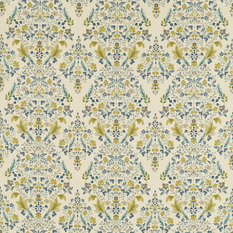 CLARKE AND CLARKE F1558/03.CAC.0 GAWTHORPE MINERAL/LINEN Fabric - Eade's Wallpaper
