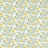 CLARKE AND CLARKE F1560/02.CAC.0 NEW GROVE DENIM/CITRUS Fabric - Eade's Wallpaper