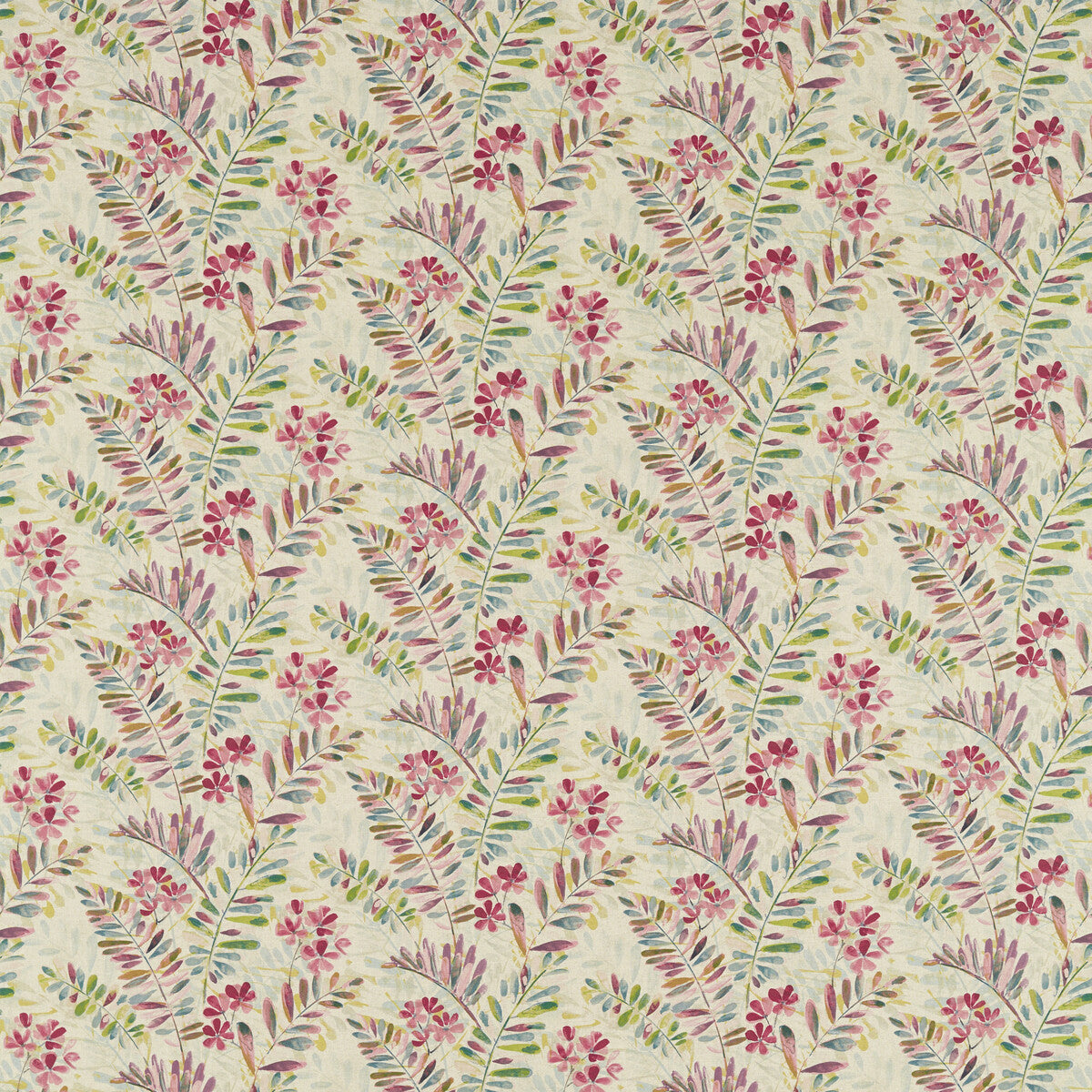 CLARKE AND CLARKE F1561/01.CAC.0 NEW GROVE MULTI Fabric - Eade's Wallpaper