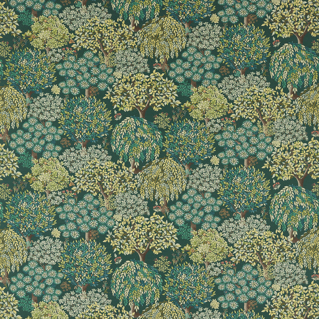 CLARKE AND CLARKE F1562/02.CAC.0 TATTON FOREST Fabric - Eade's Wallpaper