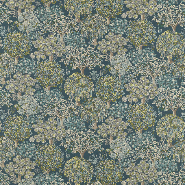 CLARKE AND CLARKE F1562/04.CAC.0 TATTON MINERAL Fabric - Eade's Wallpaper