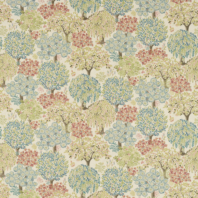 CLARKE AND CLARKE F1562/05.CAC.0 TATTON SPICE/LINEN Fabric - Eade's Wallpaper