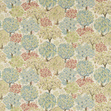 CLARKE AND CLARKE F1562/05.CAC.0 TATTON SPICE/LINEN Fabric - Eade's Wallpaper
