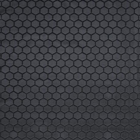 CLARKE AND CLARKE F1565/01.CAC.0 HEXA ESPRESSO Fabric - Eade's Wallpaper