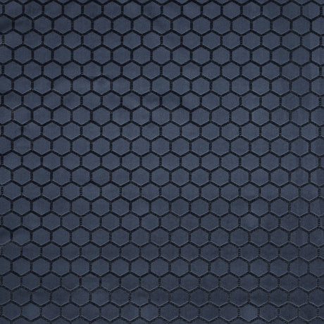 CLARKE AND CLARKE F1565/04.CAC.0 HEXA MIDNIGHT Fabric - Eade's Wallpaper