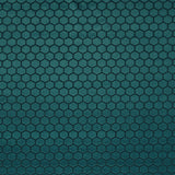 CLARKE AND CLARKE F1565/05.CAC.0 HEXA PEACOCK Fabric - Eade's Wallpaper