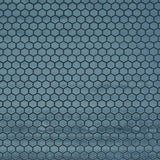 CLARKE AND CLARKE F1565/09.CAC.0 HEXA TEAL Fabric - Eade's Wallpaper