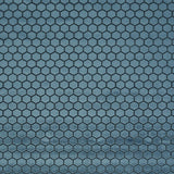 CLARKE AND CLARKE F1565/09.CAC.0 HEXA TEAL Fabric - Eade's Wallpaper