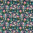 CLARKE AND CLARKE F1575/01.CAC.0 WILD MEADOW KINGFISHER VELVET Fabric - Eade's Wallpaper