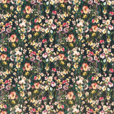 CLARKE AND CLARKE F1575/04.CAC.0 WILD MEADOW NOIR VELVET Fabric - Eade's Wallpaper