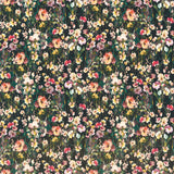CLARKE AND CLARKE F1575/04.CAC.0 WILD MEADOW NOIR VELVET Fabric - Eade's Wallpaper