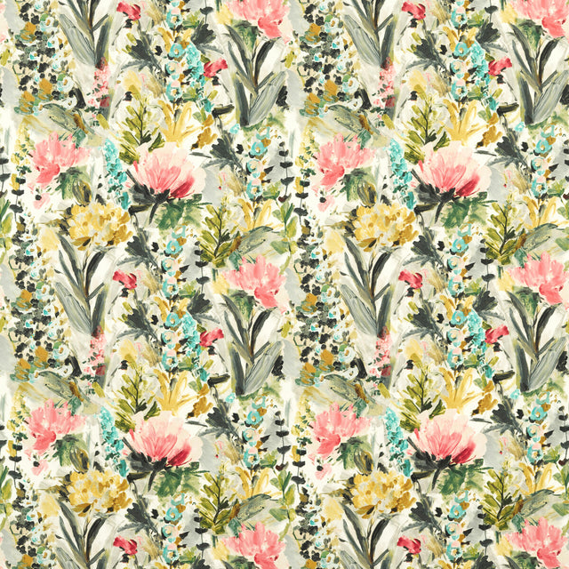 CLARKE AND CLARKE F1576/01.CAC.0 HYDRANGEA AUTUMN Fabric - Eade's Wallpaper