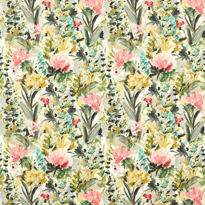 CLARKE AND CLARKE F1576/01.CAC.0 HYDRANGEA AUTUMN Fabric - Eade's Wallpaper