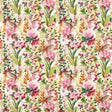 CLARKE AND CLARKE F1576/02.CAC.0 HYDRANGEA MINERAL/OCHRE Fabric - Eade's Wallpaper