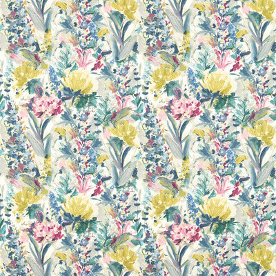 CLARKE AND CLARKE F1576/03.CAC.0 HYDRANGEA MULTI Fabric - Eade's Wallpaper