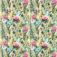 CLARKE AND CLARKE F1576/05.CAC.0 HYDRANGEA SUMMER Fabric - Eade's Wallpaper