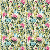 CLARKE AND CLARKE F1576/05.CAC.0 HYDRANGEA SUMMER Fabric - Eade's Wallpaper