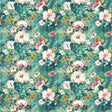 CLARKE AND CLARKE F1579/01.CAC.0 RUGOSA KINGFISHER Fabric - Eade's Wallpaper