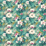 CLARKE AND CLARKE F1579/01.CAC.0 RUGOSA KINGFISHER Fabric - Eade's Wallpaper