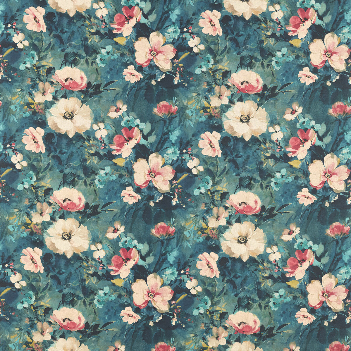CLARKE AND CLARKE F1584/01.CAC.0 RUGOSA MIDNIGHT LINEN Fabric - Eade's Wallpaper