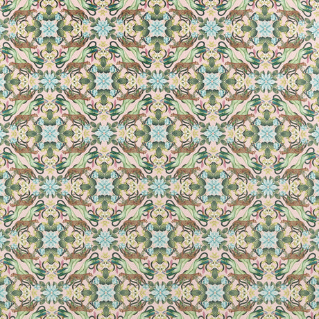 CLARKE AND CLARKE F1587/01.CAC.0 MENAGERIE BLUSH VELVET Fabric - Eade's Wallpaper