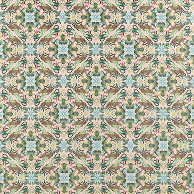 CLARKE AND CLARKE F1587/01.CAC.0 MENAGERIE BLUSH VELVET Fabric - Eade's Wallpaper