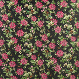 CLARKE AND CLARKE F1588/02.CAC.0 PINK LOTUS NOIR VELVET Fabric - Eade's Wallpaper