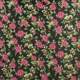 CLARKE AND CLARKE F1588/02.CAC.0 PINK LOTUS NOIR VELVET Fabric - Eade's Wallpaper