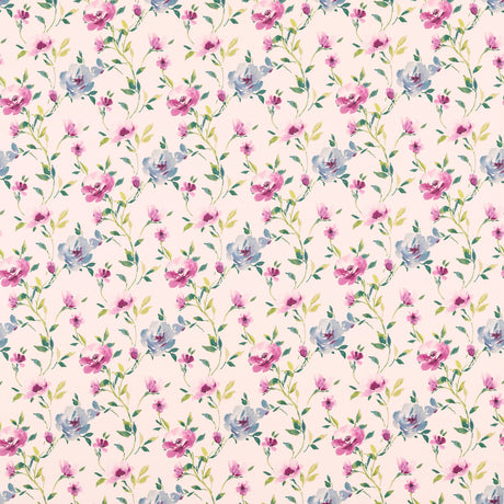 CLARKE AND CLARKE F1593/01.CAC.0 SERENA DAMSON Fabric - Eade's Wallpaper