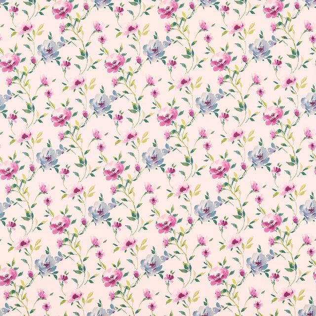 CLARKE AND CLARKE F1593/01.CAC.0 SERENA DAMSON Fabric - Eade's Wallpaper
