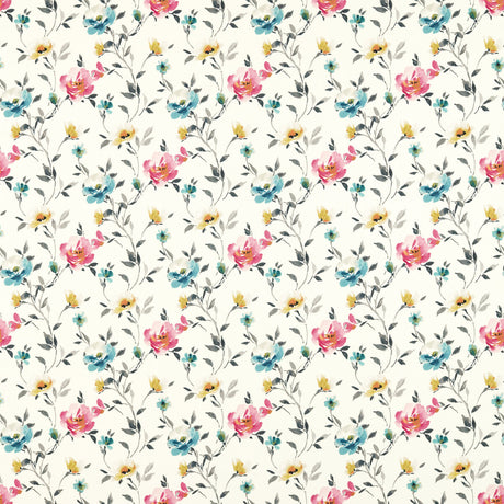 CLARKE AND CLARKE F1593/02.CAC.0 SERENA IVORY Fabric - Eade's Wallpaper