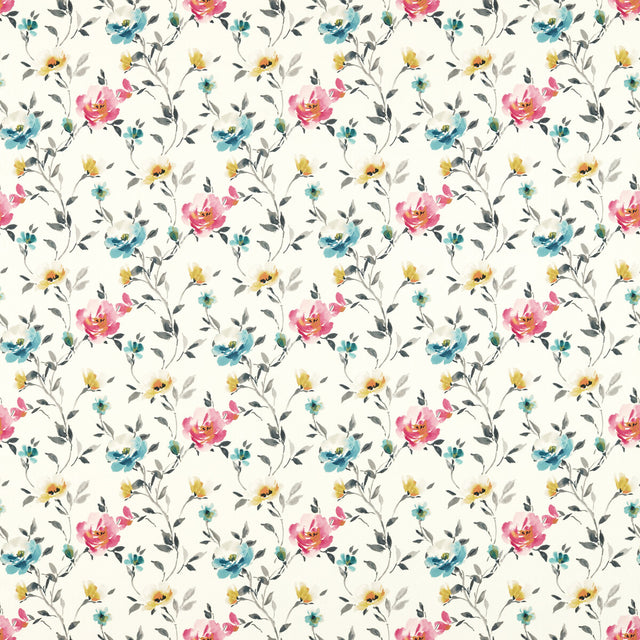 CLARKE AND CLARKE F1593/02.CAC.0 SERENA IVORY Fabric - Eade's Wallpaper
